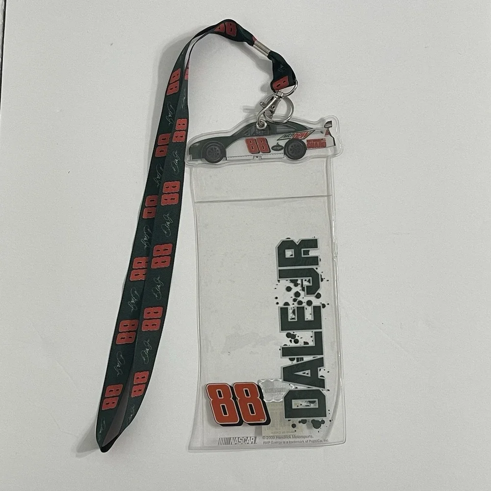 Dale Earnhardt Jr 88 AMP Energy Lanyard Credential Holder NASCAR Hendrick‎